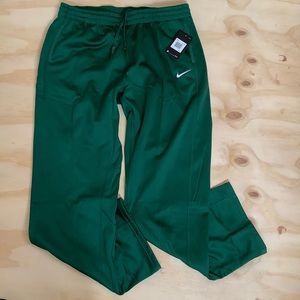 Nike Women's Therma Training Pants TALL XXL Green/White Dri-Fit (867372-341)